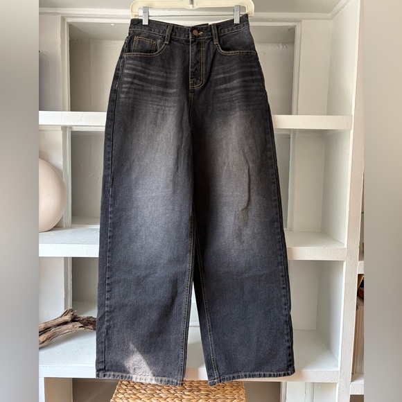NWT** GASNA Wide Leg Jeans 90s Size small - Picture 1 of 7